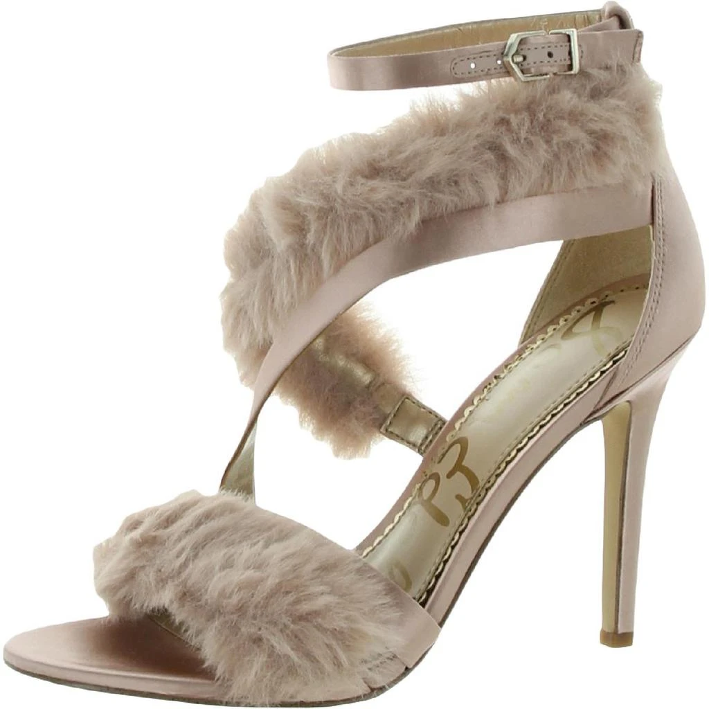 商品Sam Edelman|Sam Edelman Womens Satin Ankle Strap Evening Sandals,价格¥175,第1张图片