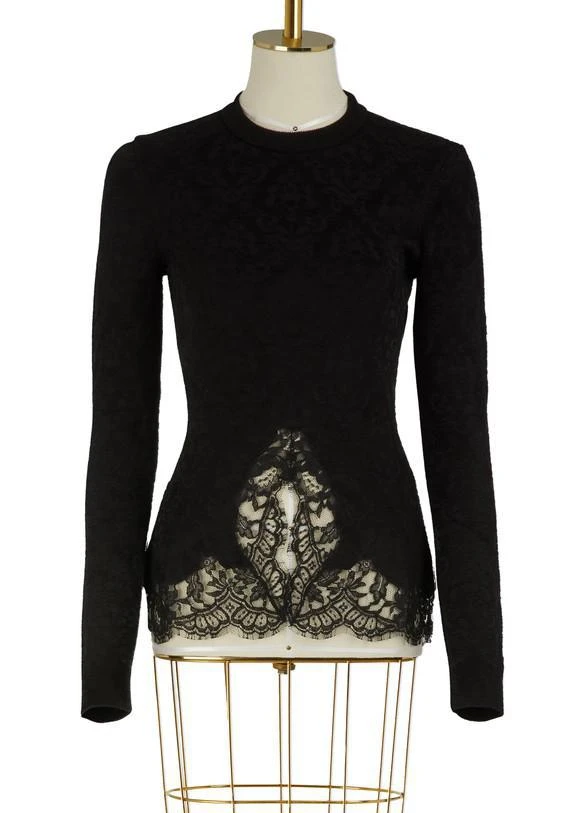 商品Givenchy|Pullover with lace inserts,价格¥3451,第1张图片