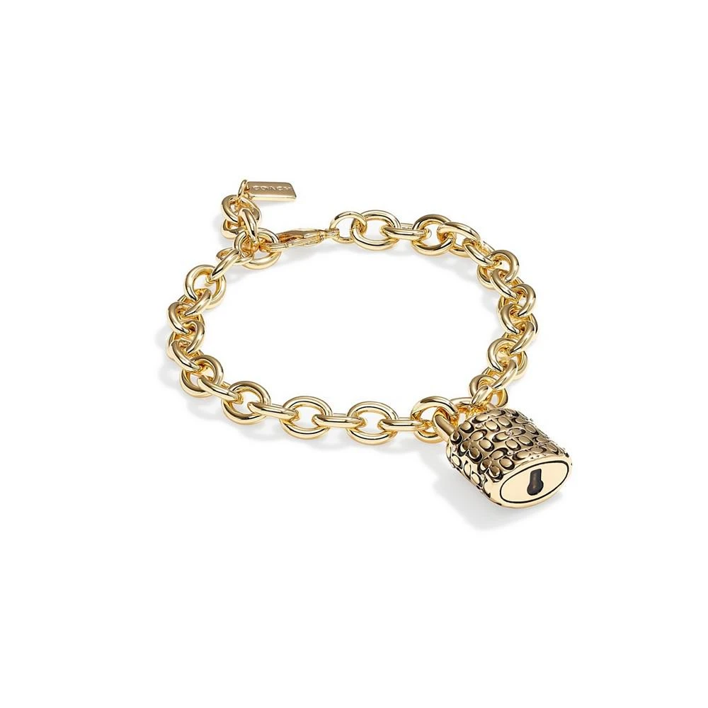 商品Coach|Quilted Padlock Bracelet,价格¥919,第1张图片