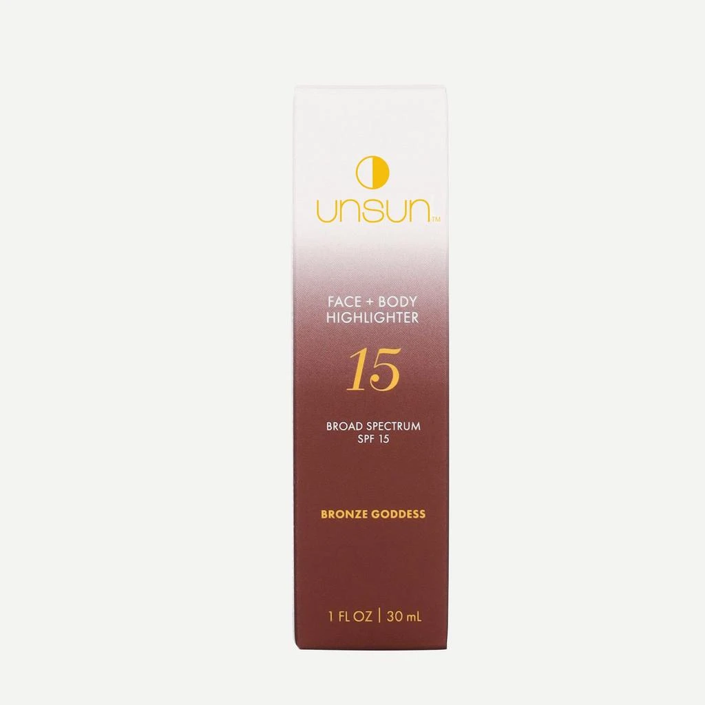 商品Unsun|Face & Body Highlighter SPF 15 in Bronze Goddess,价格¥257,第2张图片详细描述