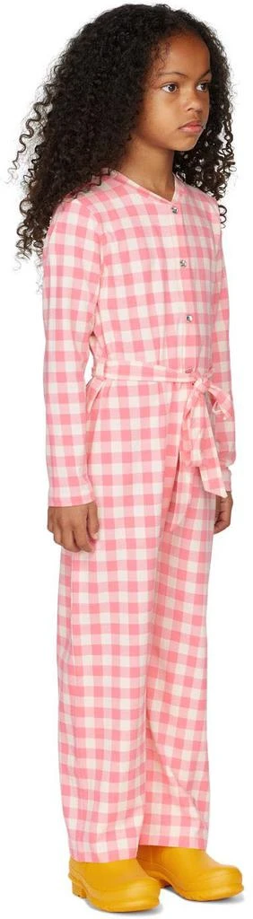 商品Mini Rodini|Kids Pink Gingham Check Jumpsuit,价格¥601,第2张图片详细描述