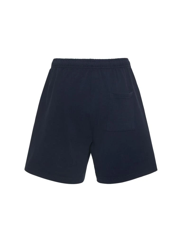 商品Sporty & Rich|Serif Cotton Gym Shorts,价格¥671,第4张图片详细描述