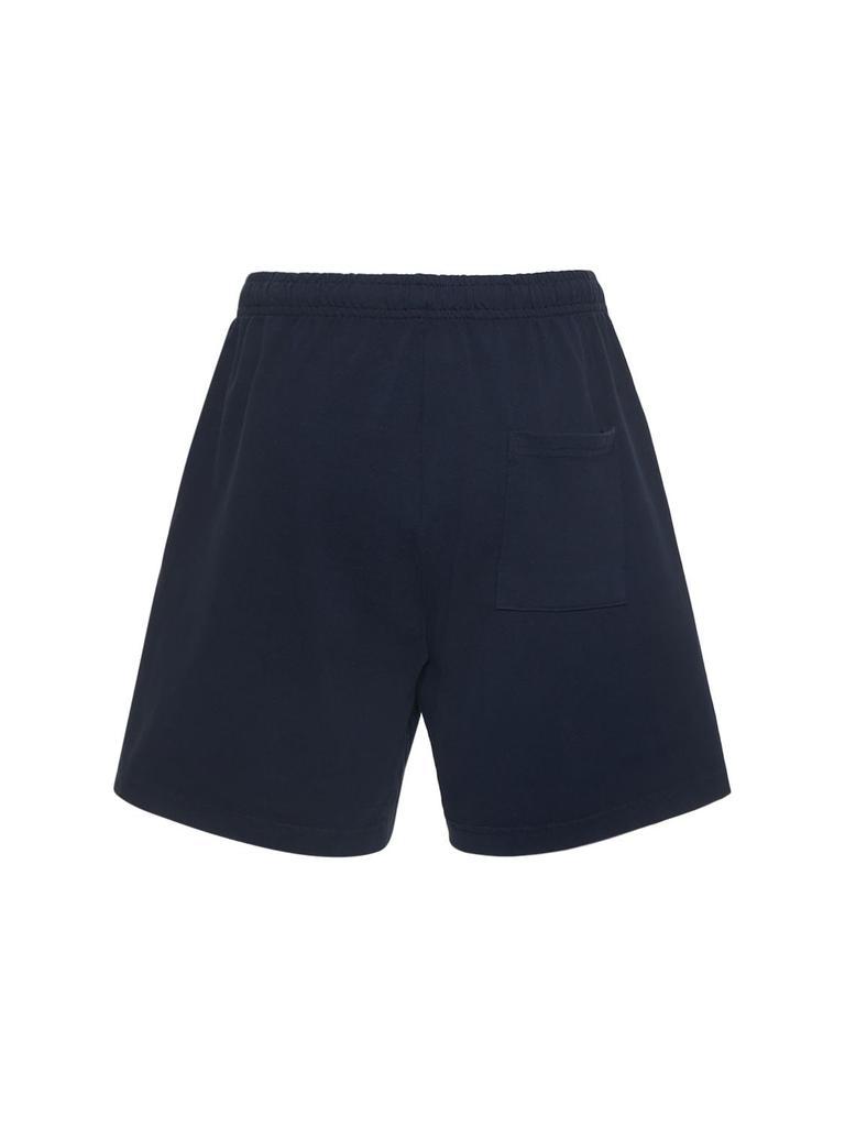 商品Sporty & Rich|Serif Cotton Gym Shorts,价格¥552,第6张图片详细描述