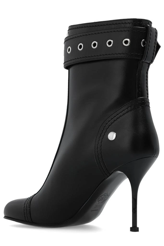商品Alexander McQueen|Alexander McQueen Heeled Ankle Boots,价格¥5469,第3张图片详细描述