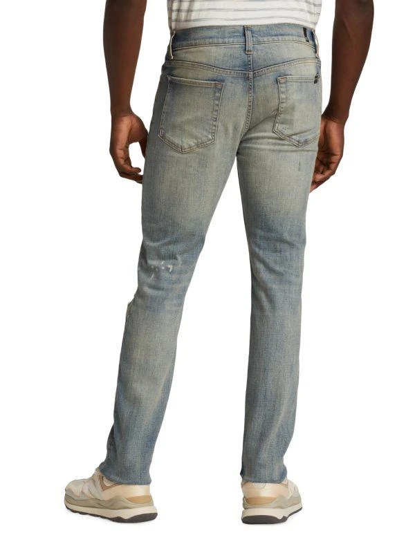 商品7 For All Mankind|Paxtyn High Rise Distressed Jeans,价格¥570,第2张图片详细描述