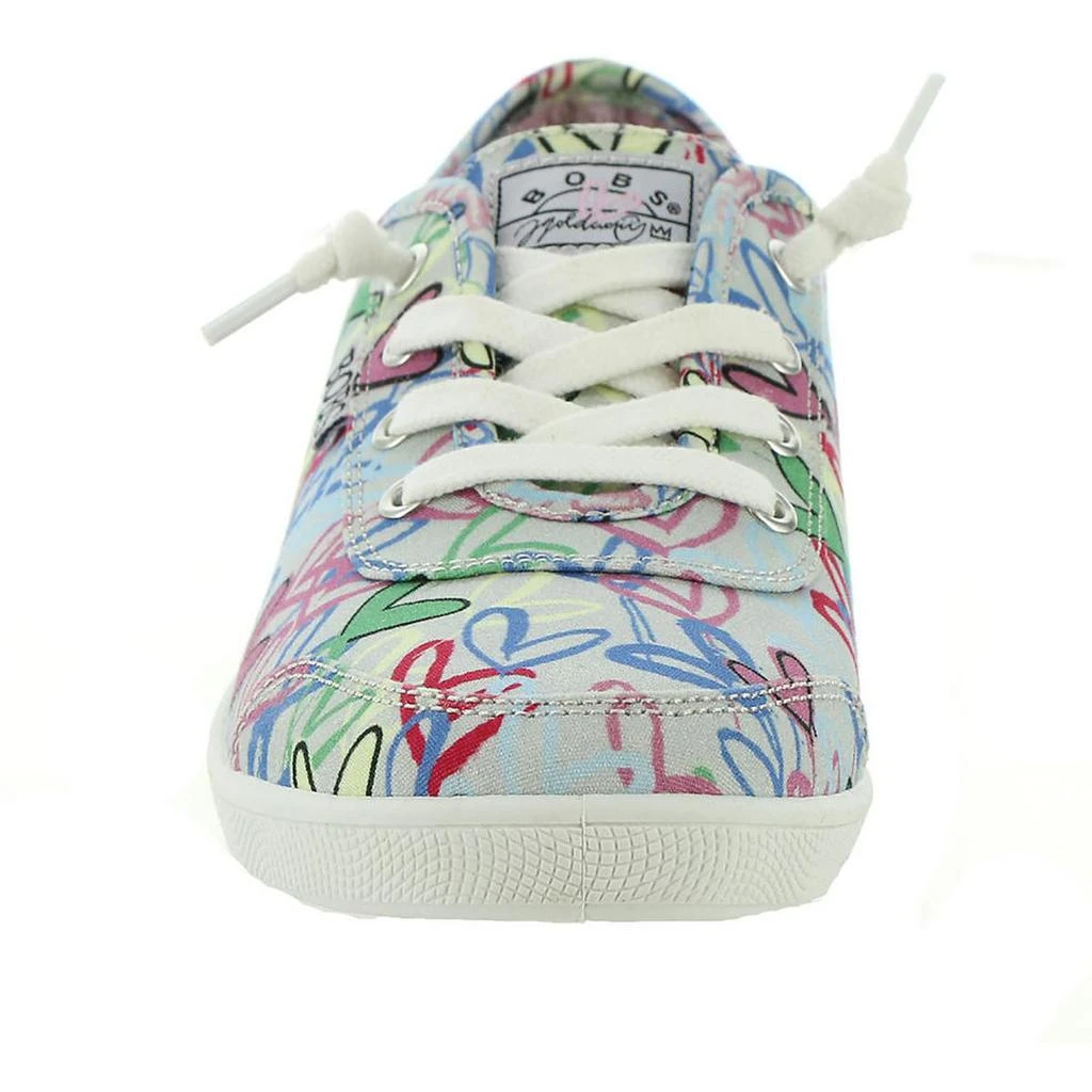 商品SKECHERS|BOBS From Skechers Womens Grateful Love Canvas Lace-Up Slip-On Sneakers,价格¥339,第2张图片详细描述