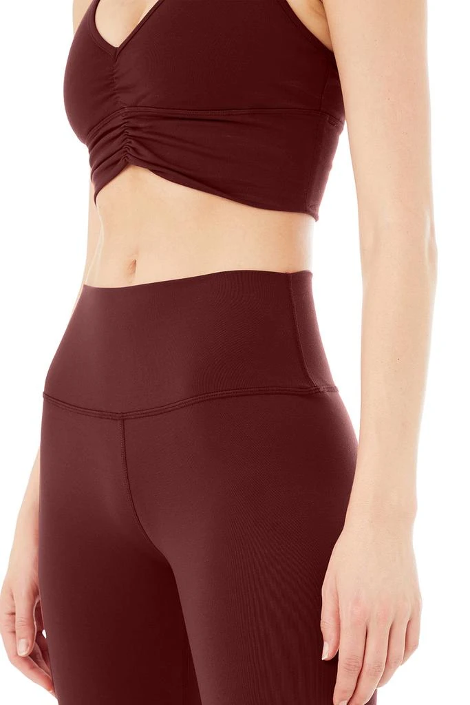 商品Alo|High-Waist Airbrush Legging - Cranberry,价格¥586,第4张图片详细描述