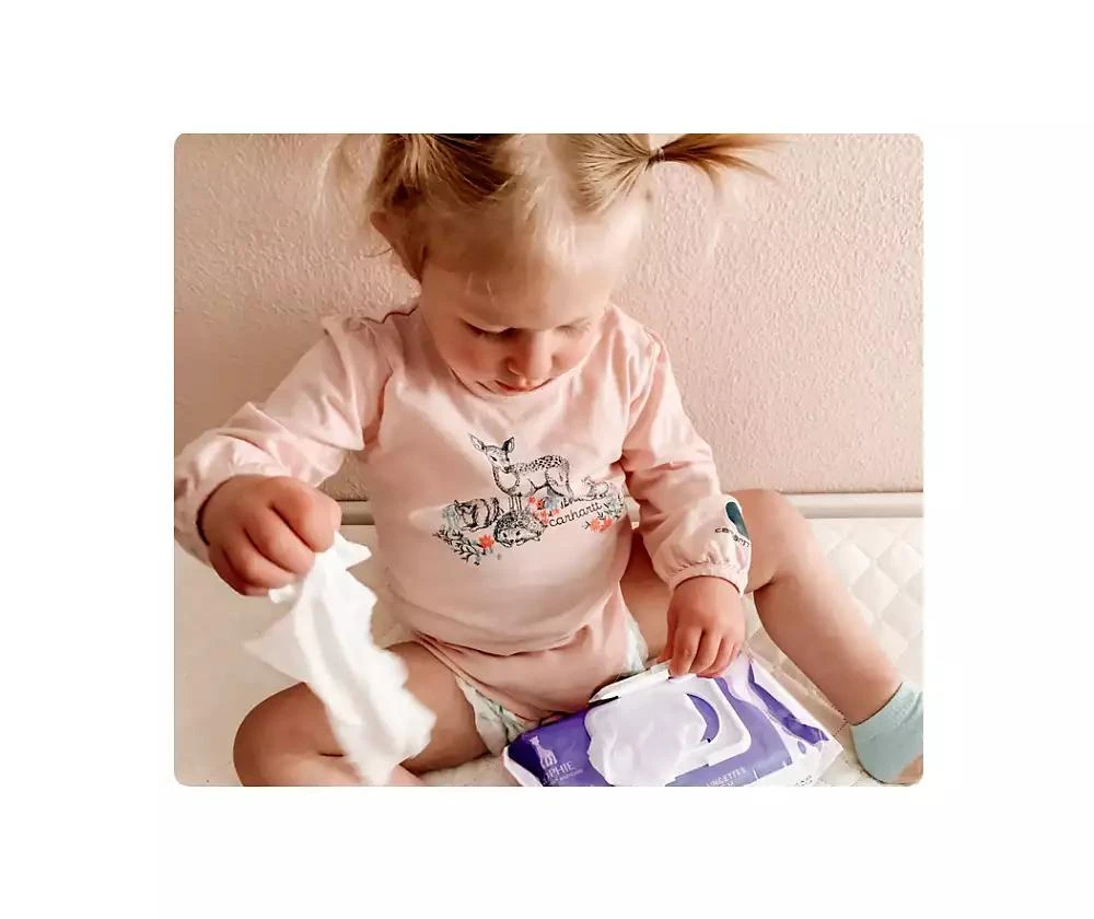 商品Sophie la Girafe Babycare|Baby Water Wipes, 20 count-Case pack 24,价格¥224,第3张图片详细描述