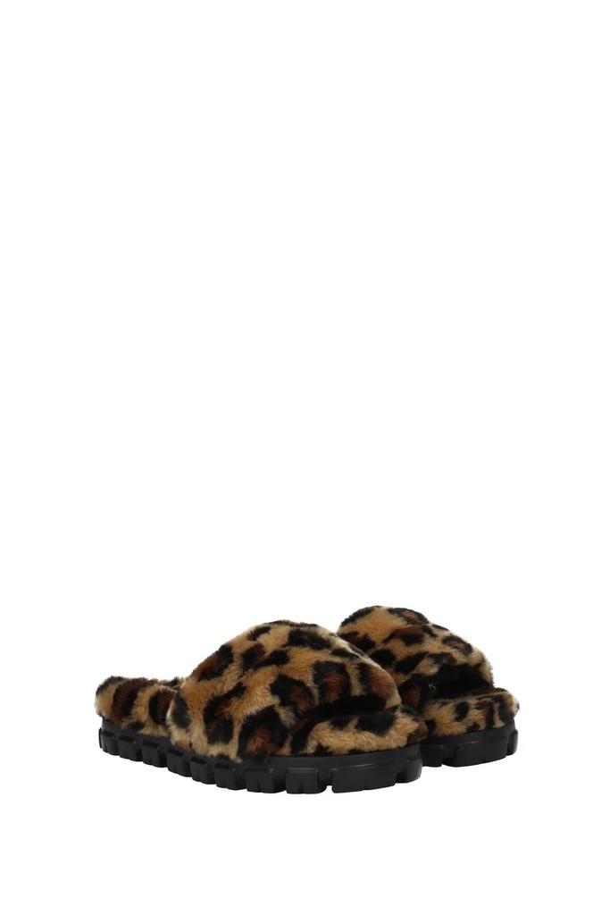 商品UGG|Slippers and clogs Fur Beige Leopard,价格¥612,第2张图片详细描述