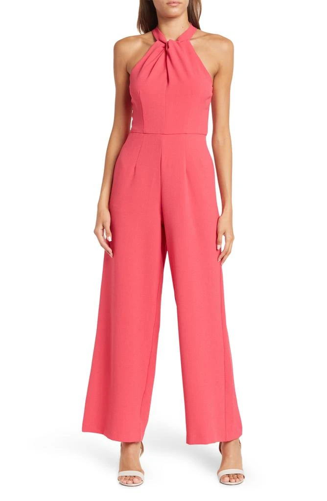 商品julia jordan|Halter Neck Wide Leg Jumpsuit,价格¥312,第1张图片