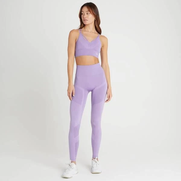 商品Myprotein|MP Women's Impact Scrunch Seamless Leggings - Lavender,价格¥372,第3张图片详细描述