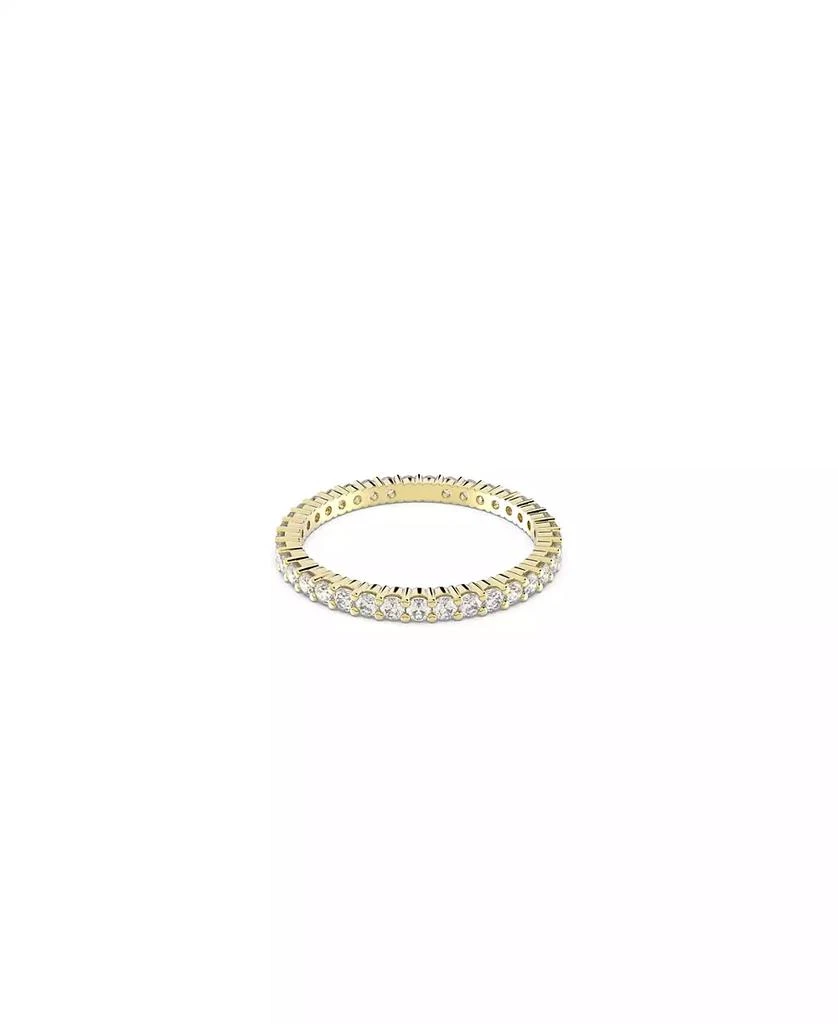 商品Swarovski|Vittore Round Cut Gold Tone Plated Ring,价格¥279,第1张图片