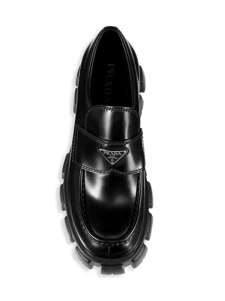 商品Prada|Monolith Lug-Sole Loafers,价格¥9522,第5张图片详细描述