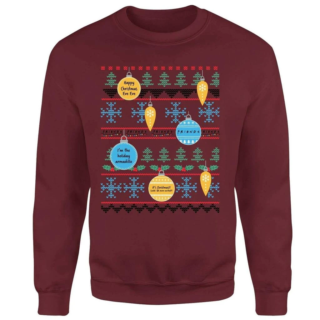 商品Original Hero|Friends Baubles Sweatshirt - Burgundy,价格¥254,第1张图片