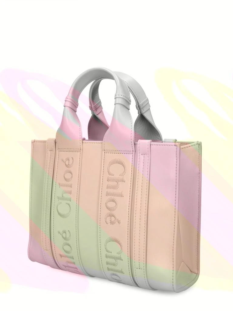 商品Chloé|Small Woody Leather Tote Bag,价格¥13443,第5张图片详细描述