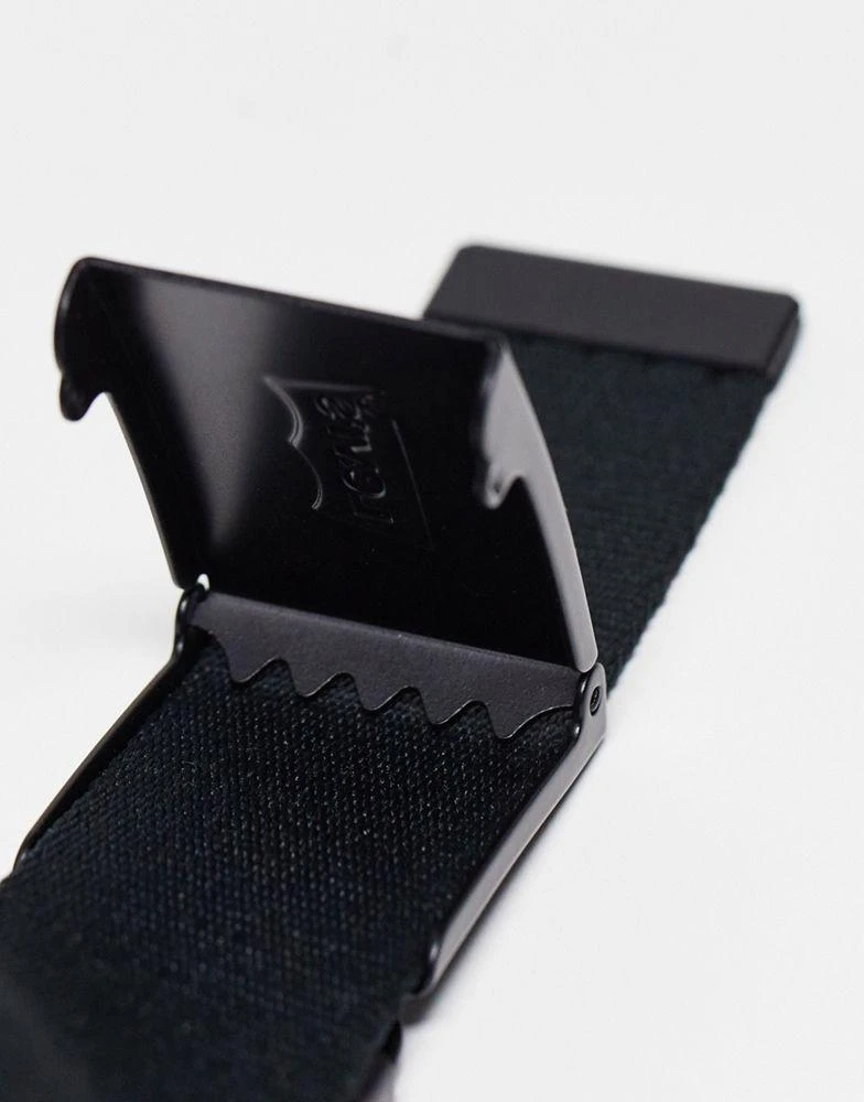 商品Levi's|Levi's tonal batwing web belt in black,价格¥245,第2张图片详细描述