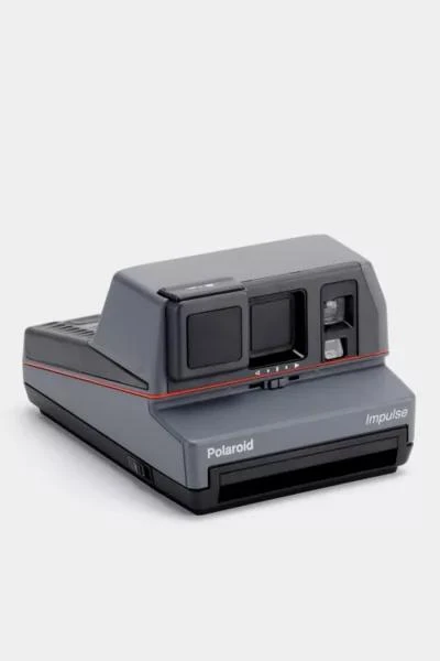 商品Polaroid|Vintage Polaroid Grey Impulse 600 Instant Camera Refurbished by Retrospekt,价格¥1062,第2张图片详细描述