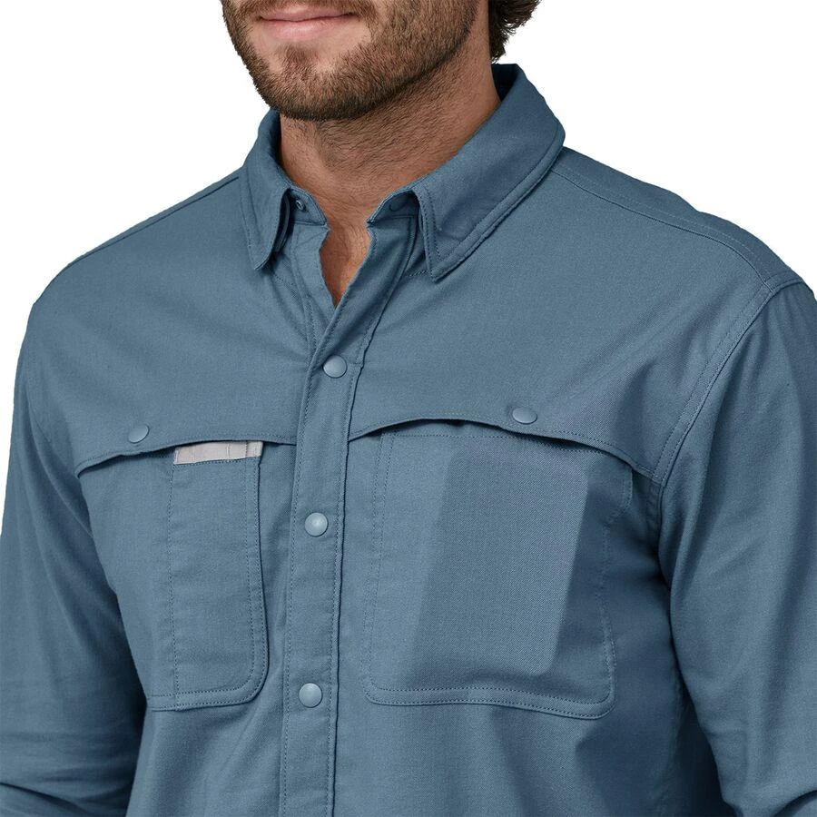商品Patagonia|Early Rise Stretch Long-Sleeve Shirt - Men's,价格¥1131,第3张图片详细描述