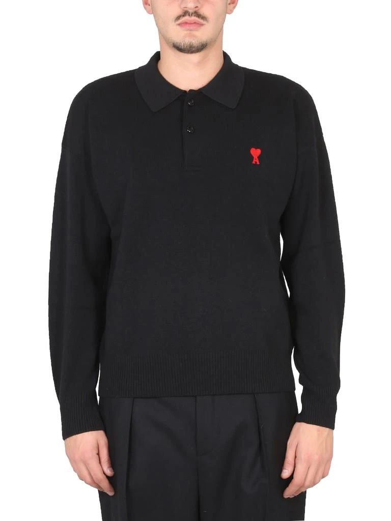 商品AMI|Ami Alexandre Mattiussi Ami De Coeur Polo Shirt,价格¥2420,第1张图片