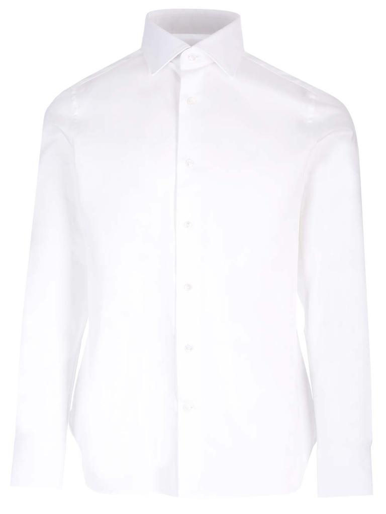 Z Zegna Buttoned Stretched Shirt商品第1张图片规格展示