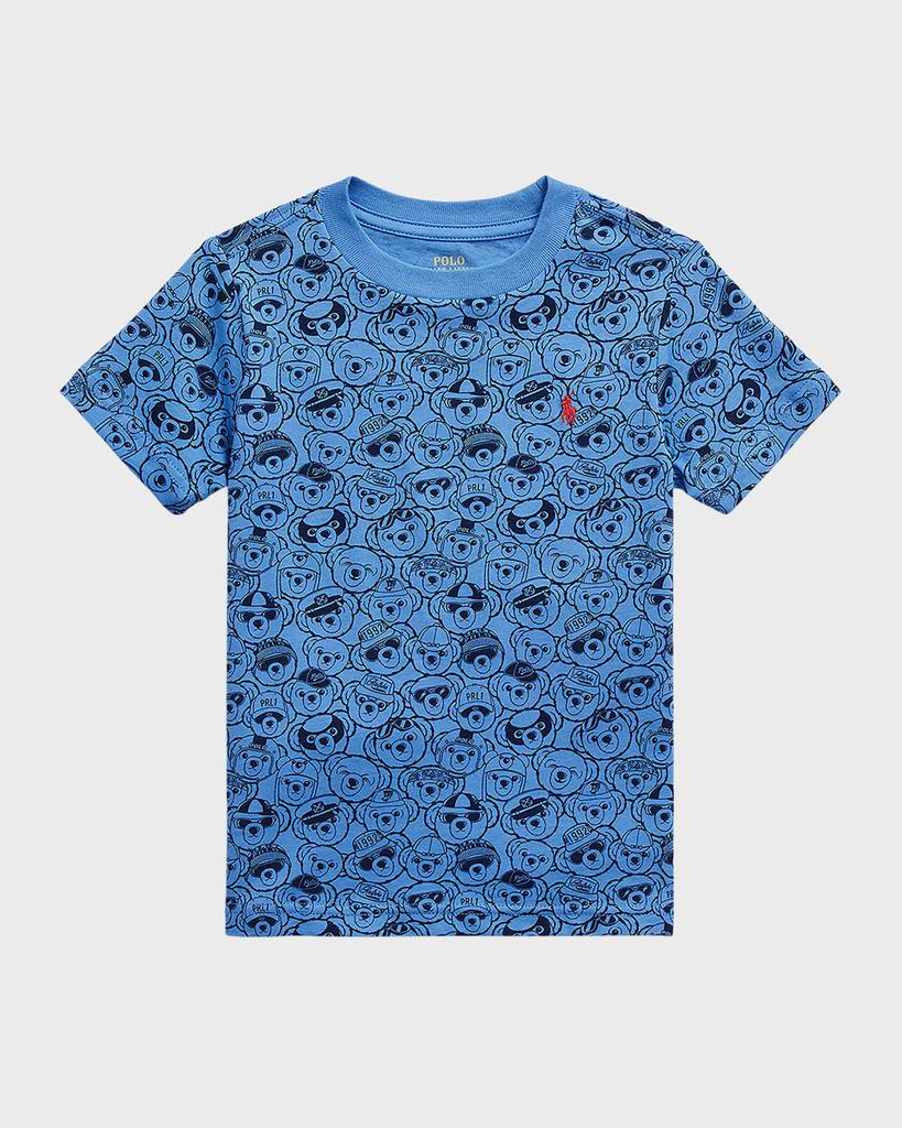 Boy's Graphic Polo Bear T-Shirt, Size 2-4商品第1张图片规格展示