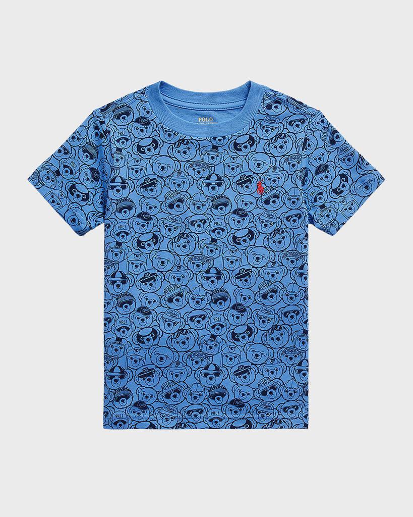 商品Ralph Lauren|Boy's Graphic Polo Bear T-Shirt, Size 2-4,价格¥345,第1张图片