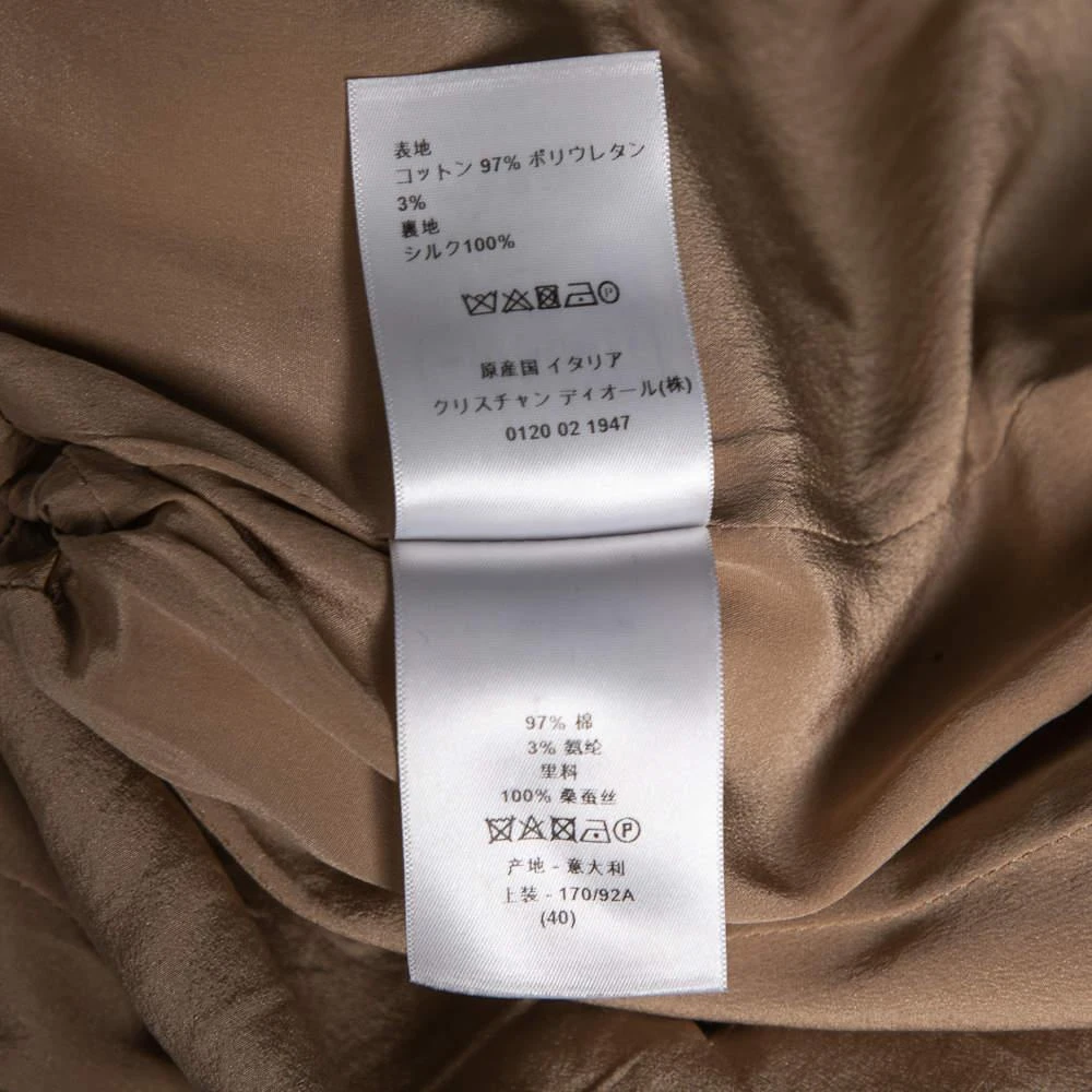 Dior Beige Cotton Single Breasted Blazer M 商品