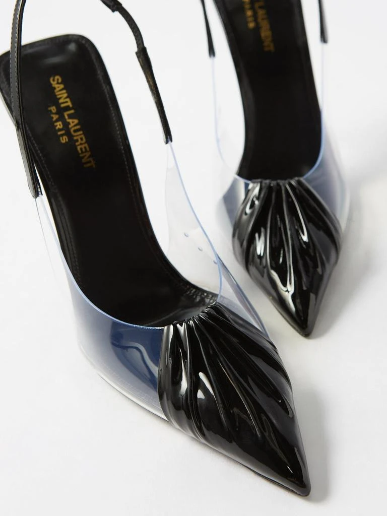 Chica 115 transparent slingback pumps 商品