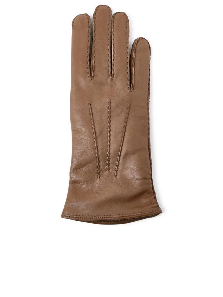 商品SOFIA GANTS|BEIGE LAMBSKIN GLOVES,价格¥902,第2张图片详细描述