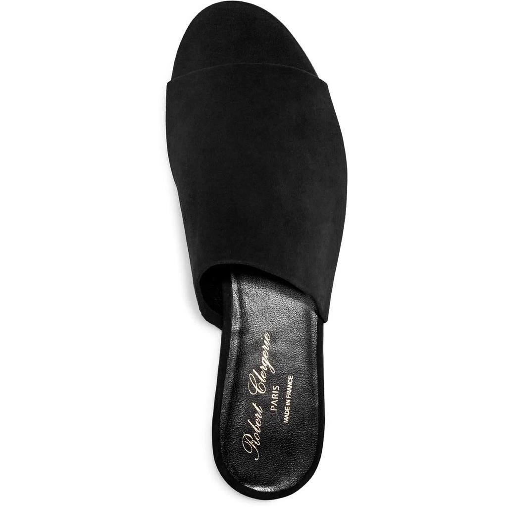 商品ROBERT CLERGERIE|Robert Clergerie Womens Gigy Suede Slip On Slide Sandals,价格¥502,第3张图片详细描述