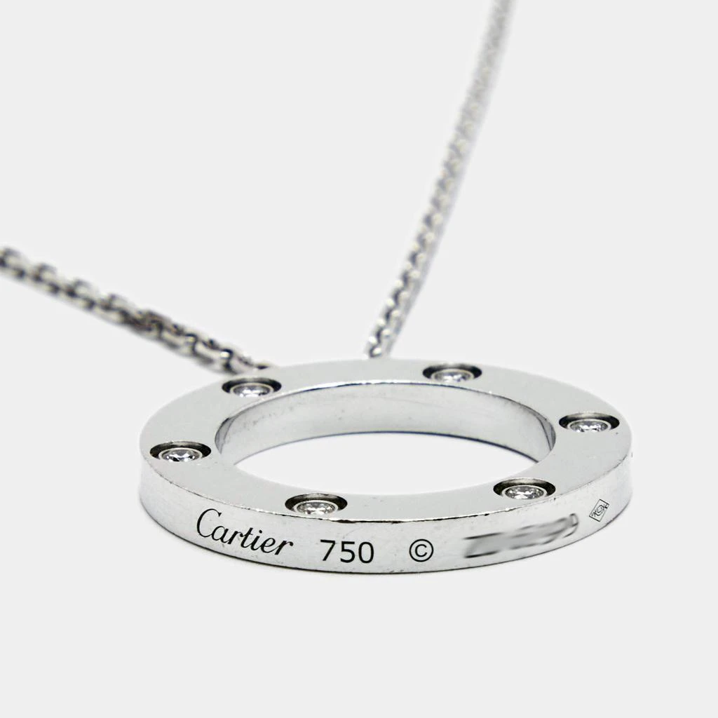 商品[二手商品] Cartier|Cartier Love 6 Diamond 18K White Gold Pendant Necklace,价格¥22447,第5张图片详细描述