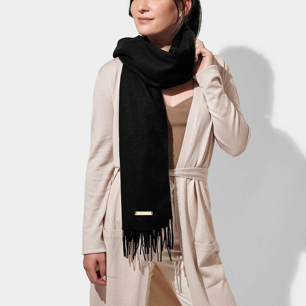 Katie Loxton Blanket Fringe Knit Scarf商品第2张图片规格展示