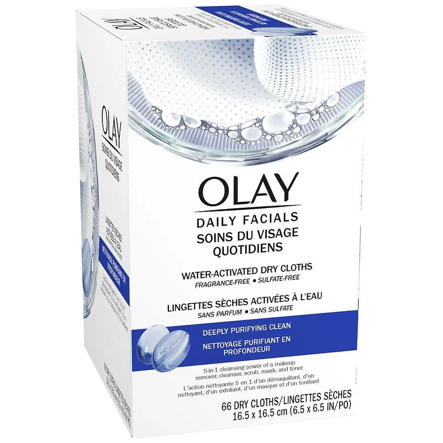 商品Olay|Deeply Purifying Clean Cleansing Cloths Fragrance Free,价格¥100,第2张图片详细描述