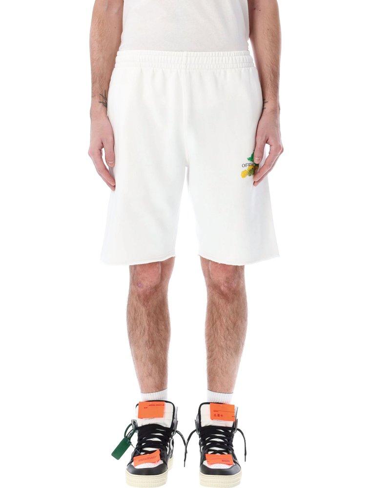 Off-White Logo Printed Track Shorts商品第1张图片规格展示