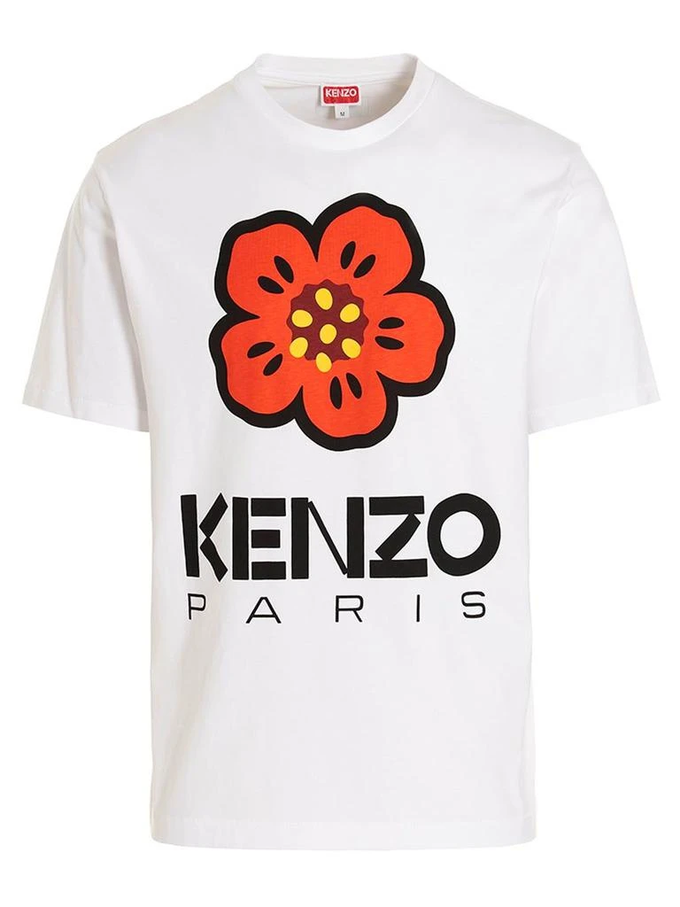 商品Kenzo|Kenzo Boke Flower Printed Crewneck T-Shirt,价格¥710-¥940,第1张图片
