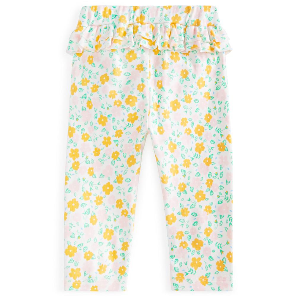 Baby Girls Floral-Print Leggings, Created for Macy's商品第2张图片规格展示
