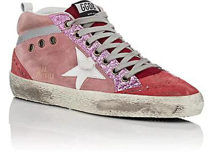 商品Golden Goose|Women's Mid Star Suede Sneakers,价格¥2673,第2张图片详细描述