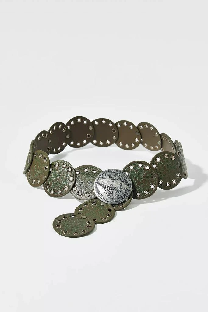 商品Urban Outfitters|Betty Stamped Leather Western Belt,价格¥274,第2张图片详细描述