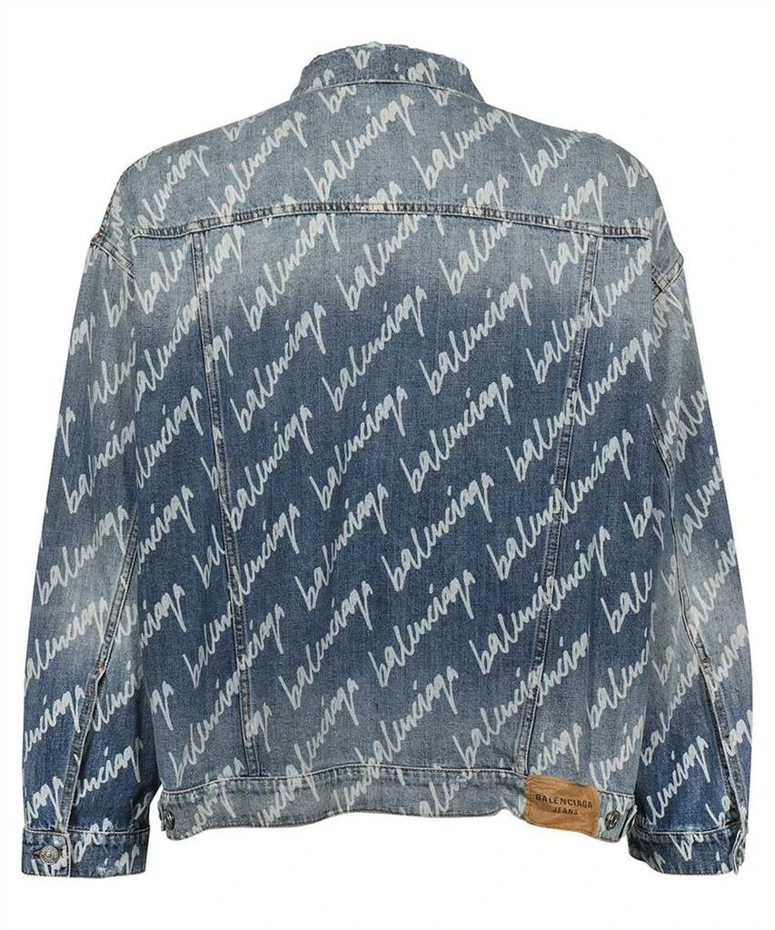 商品Balenciaga|Balenciaga ALLOVER LOGO OVERSIZED Jacket,价格¥12319,第2张图片详细描述