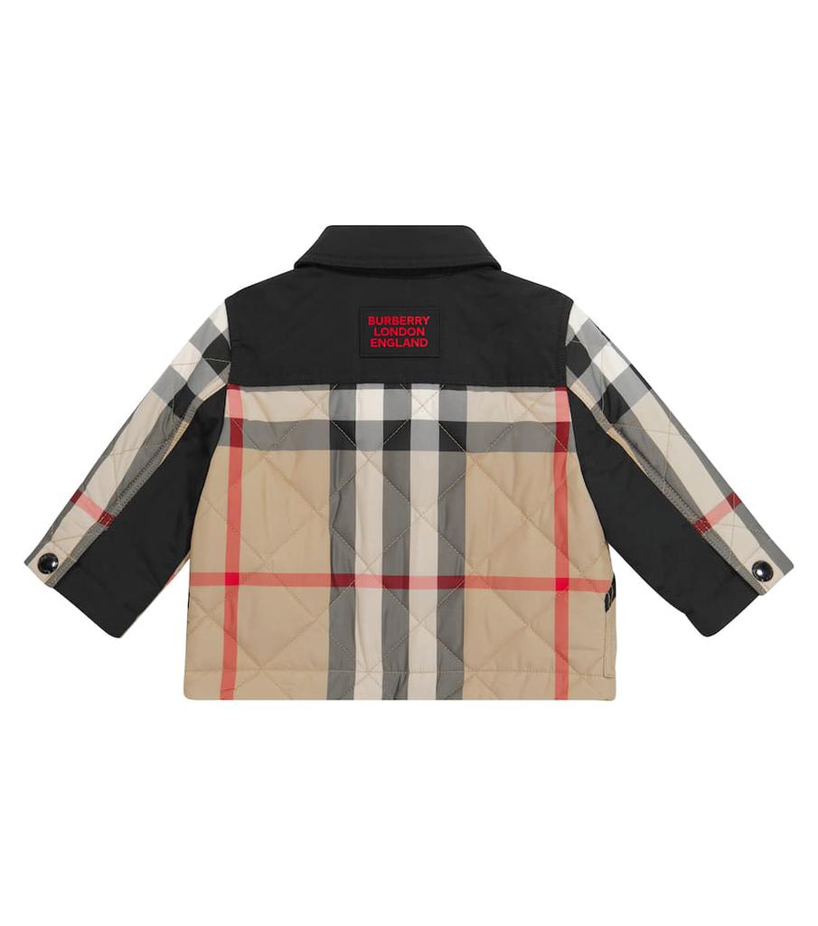 Baby Archive Check quilted jacket商品第2张图片规格展示