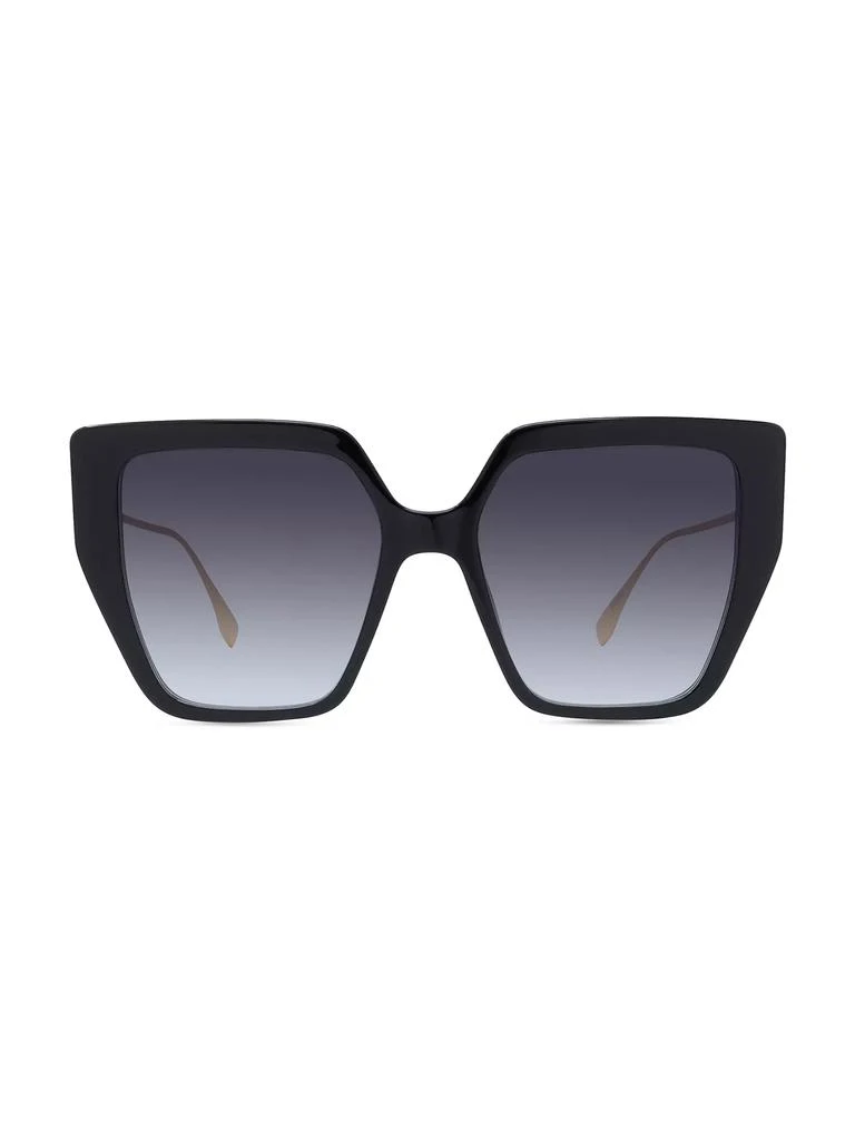 商品Fendi|55MM Logo Butterfly Sunglasses,价格¥3313,第1张图片
