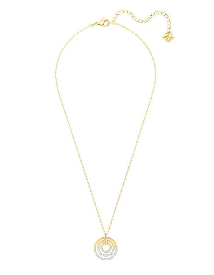 商品Swarovski|Crystal Circle Medalion Necklace,价格¥473,第3张图片详细描述
