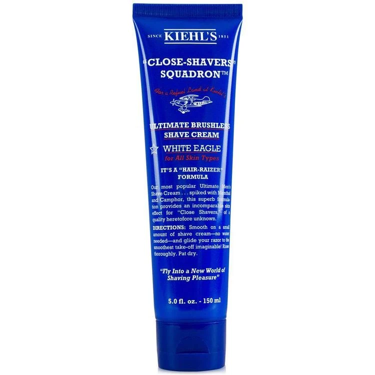 商品Kiehl's|Close-Shavers Squadron Ultimate Brushless Shave Cream - White Eagle, 5-oz.,价格¥127,第1张图片