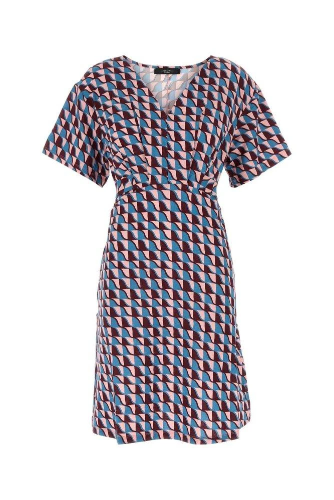 商品Weekend Max Mara|Printed stretch lyocell Lucas mini dress,价格¥977,第1张图片