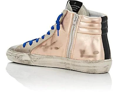 商品Golden Goose|Women's Slide Leather & Suede Sneakers,价格¥2744,第3张图片详细描述