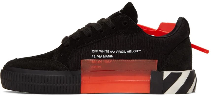 商品Off-White|Black & Pink Low Vulcanized 运动鞋,价格¥1758,第3张图片详细描述