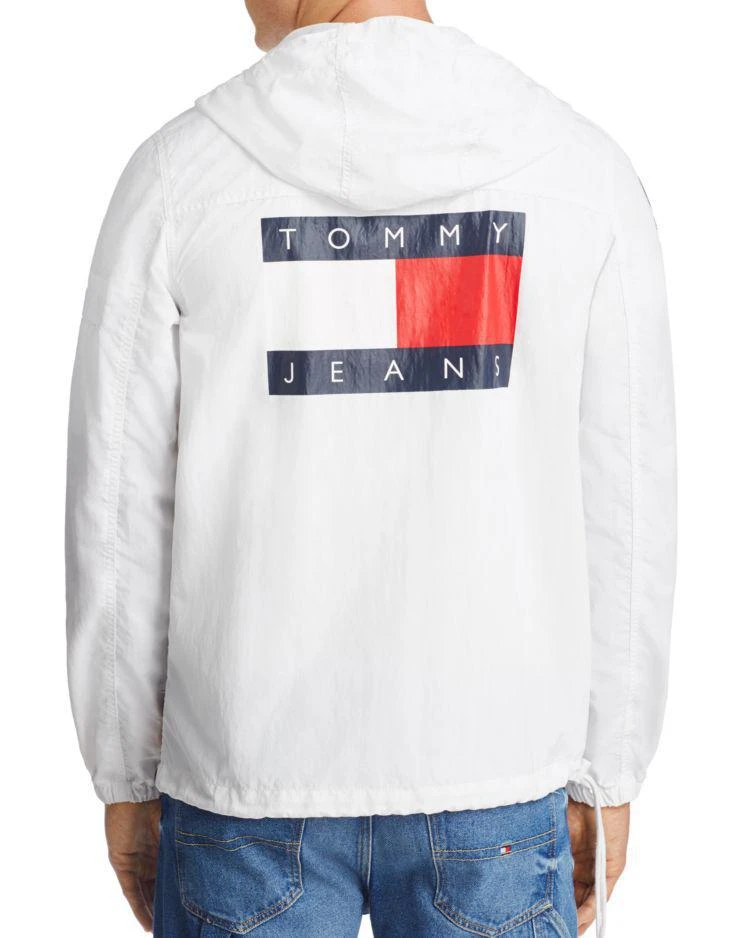 商品Tommy Hilfiger|Tommy Hilfiger Packable Logo Graphic Popover Jacket,价格¥1473,第2张图片详细描述