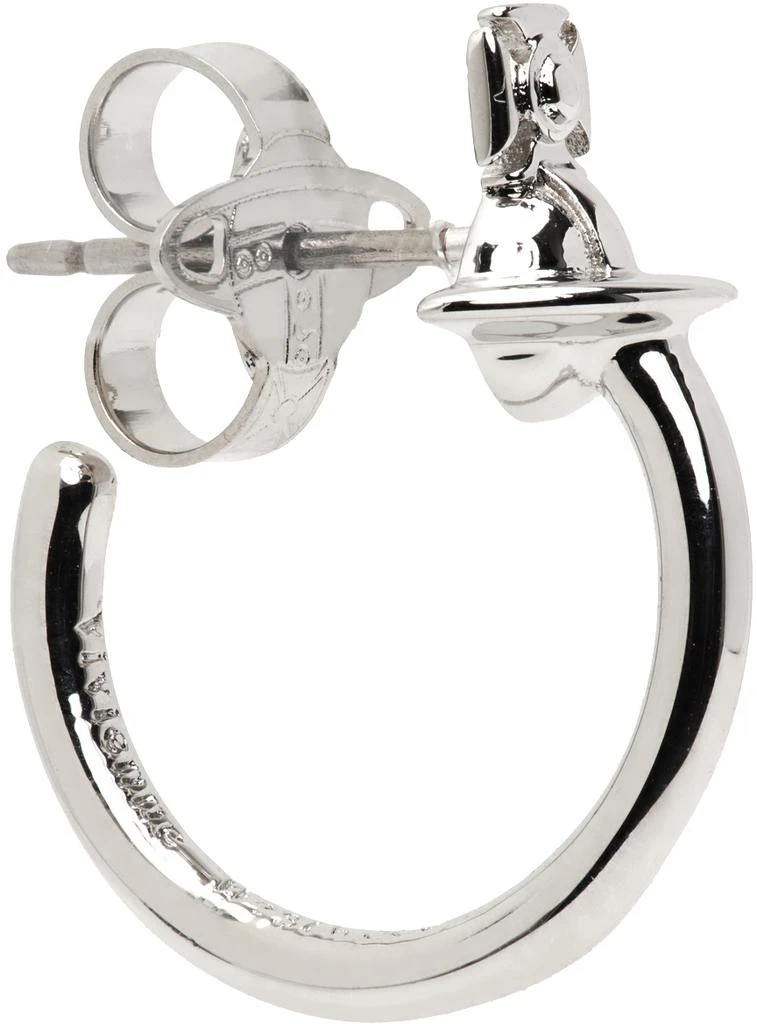 商品Vivienne Westwood|Silver Vera Hoop Earring,价格¥497,第1张图片