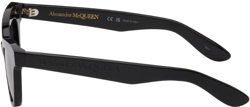 商品Alexander McQueen|Black Cat-Eye Sunglasses,价格¥901,第3张图片详细描述