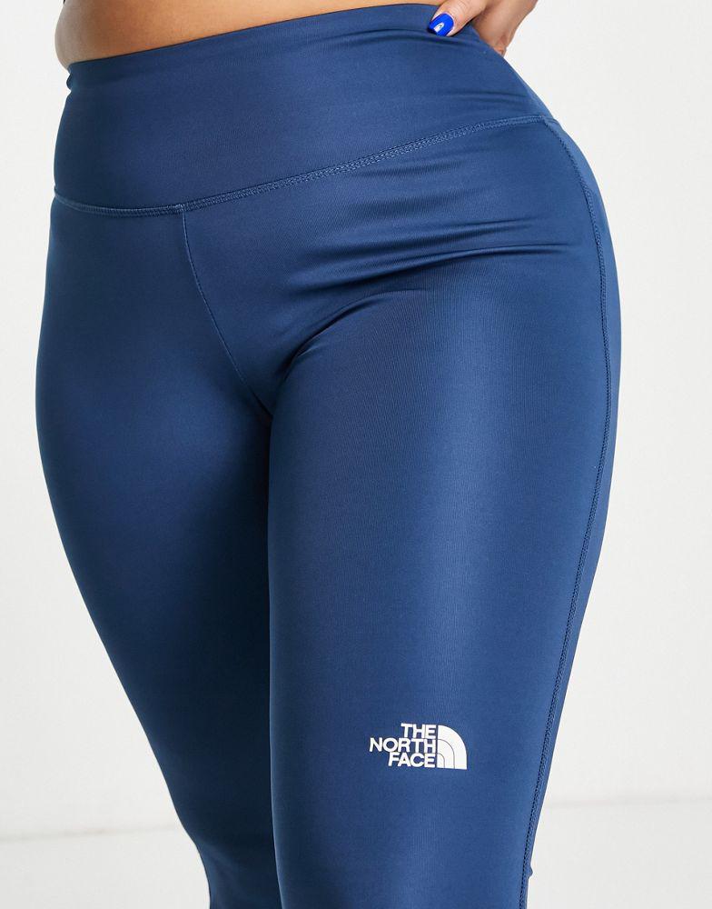 The North Face Plus Flex 7/8 leggings in blue商品第3张图片规格展示
